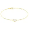 Bracelet Or Jaune Pervenche Nacre