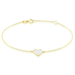 Bracelet Or Jaune Pervenche Nacre