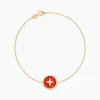 Bracelet Or Jaune Sweet Rosace Oxyde Zirconium