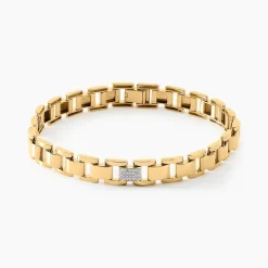 Bracelet Panther Or Jaune Diamant