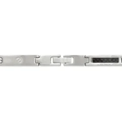 Bracelet Patrick Acier Blanc