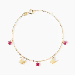 Bracelet Phyliss Or Jaune Oxyde De Zirconium