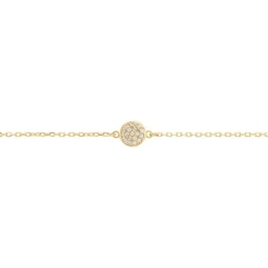 Bracelet Plaqué Or Larraso Oxydes De Zirconium