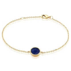 Bracelet Plaqué Or Neassasodalite