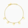 Bracelet Ragavi Argent Doré