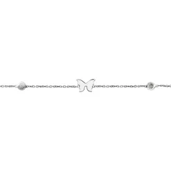 Bracelet Rana Argent Blanc Oxyde De Zirconium