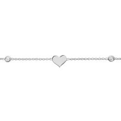 Bracelet Rana Argent Blanc Oxyde De Zirconium