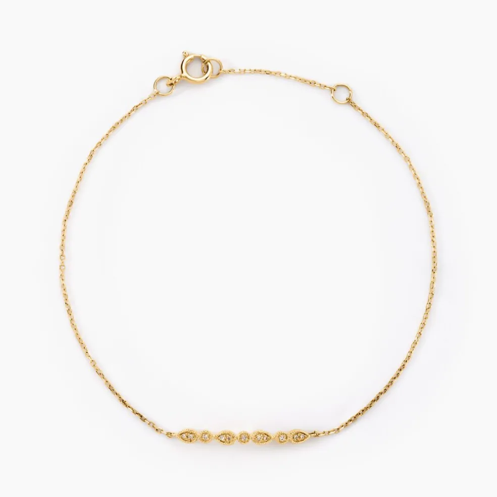 Bracelet Robina Or Jaune Diamant
