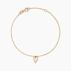 Bracelet Romancya Or Jaune Nacre