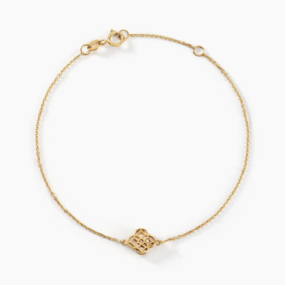 Bracelet Rosalite Or Jaune Nacre