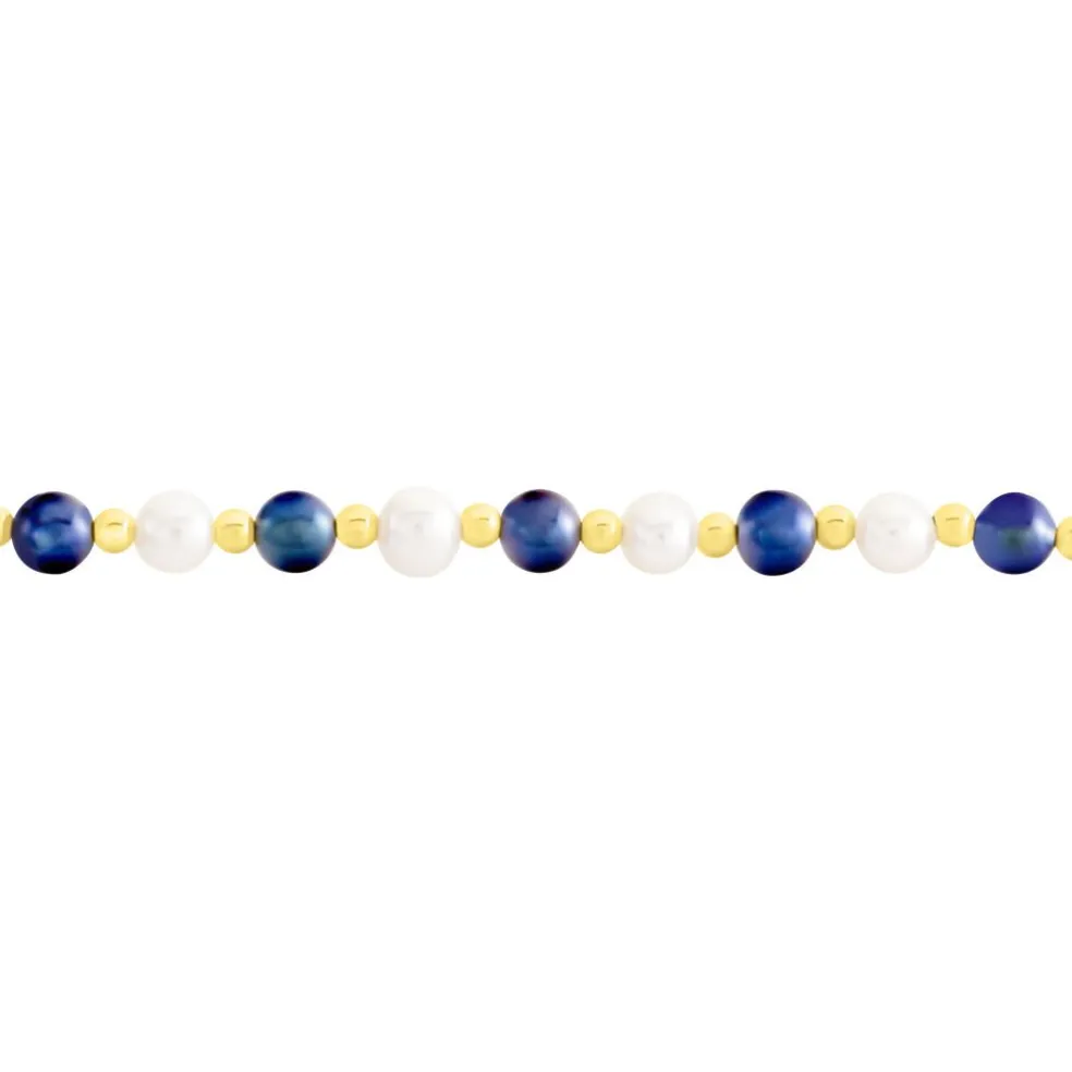 Bracelet Saida Or Jaune Perle De Culture