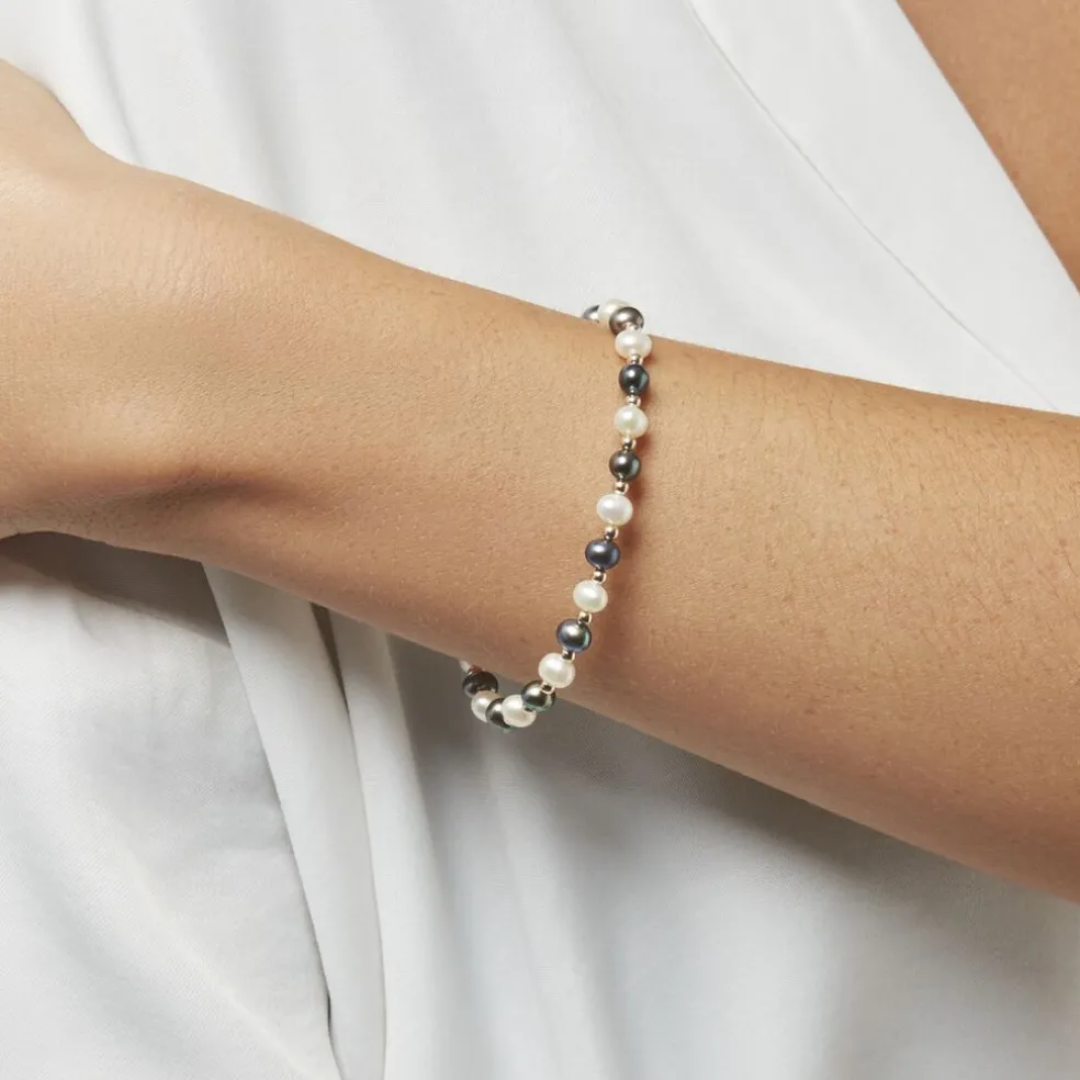 Bracelet Saida Or Jaune Perle De Culture