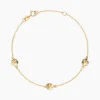 Bracelet Sakura Love Or Jaune