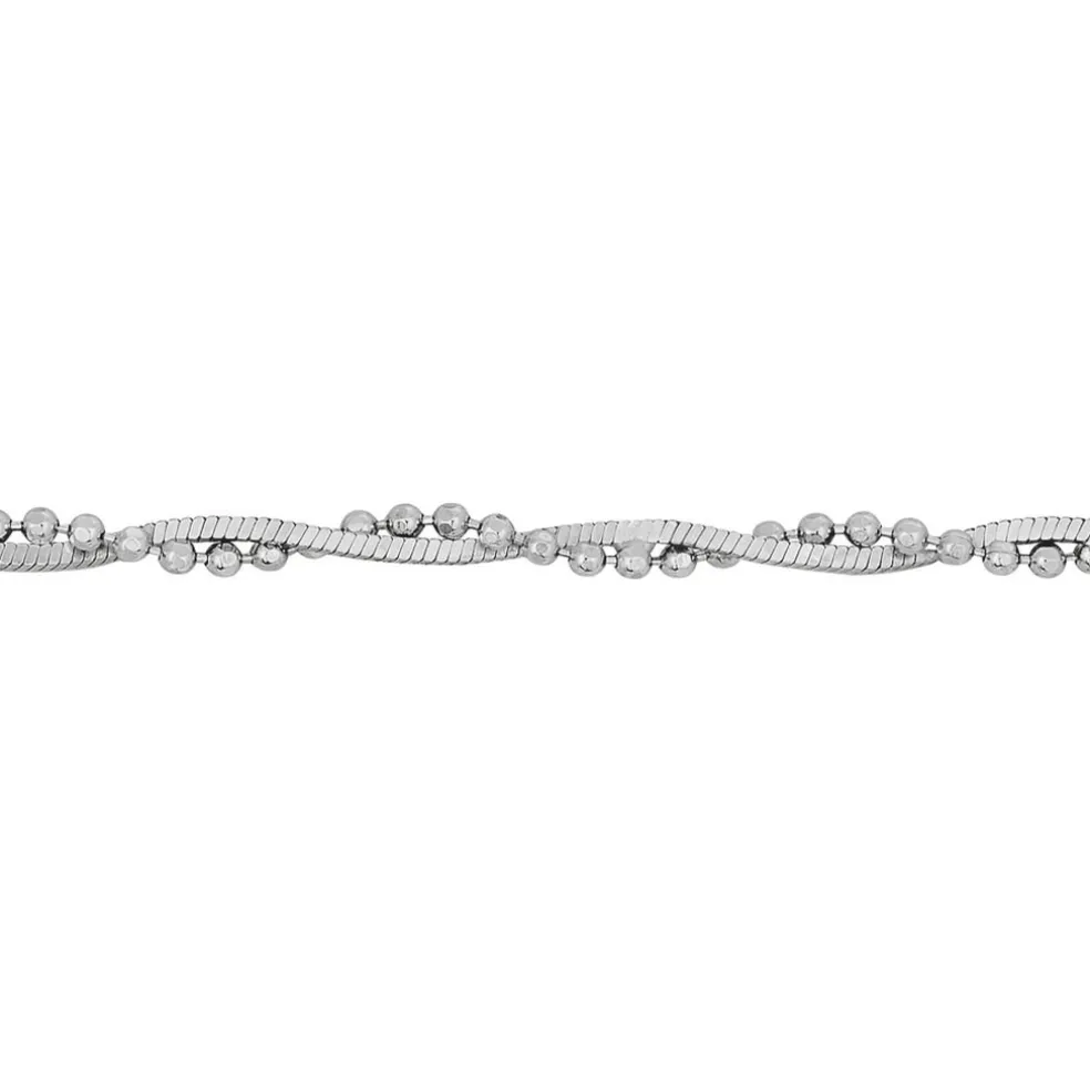 Bracelet Saman Argent Blanc