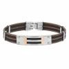Bracelet Sawssan Or Acier Bicolore