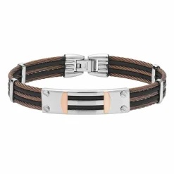 Bracelet Sawssan Or Acier Bicolore