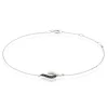 Bracelet Sculptural Or Blanc Diamant