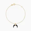 Bracelet Solange Or Jaune Onyx