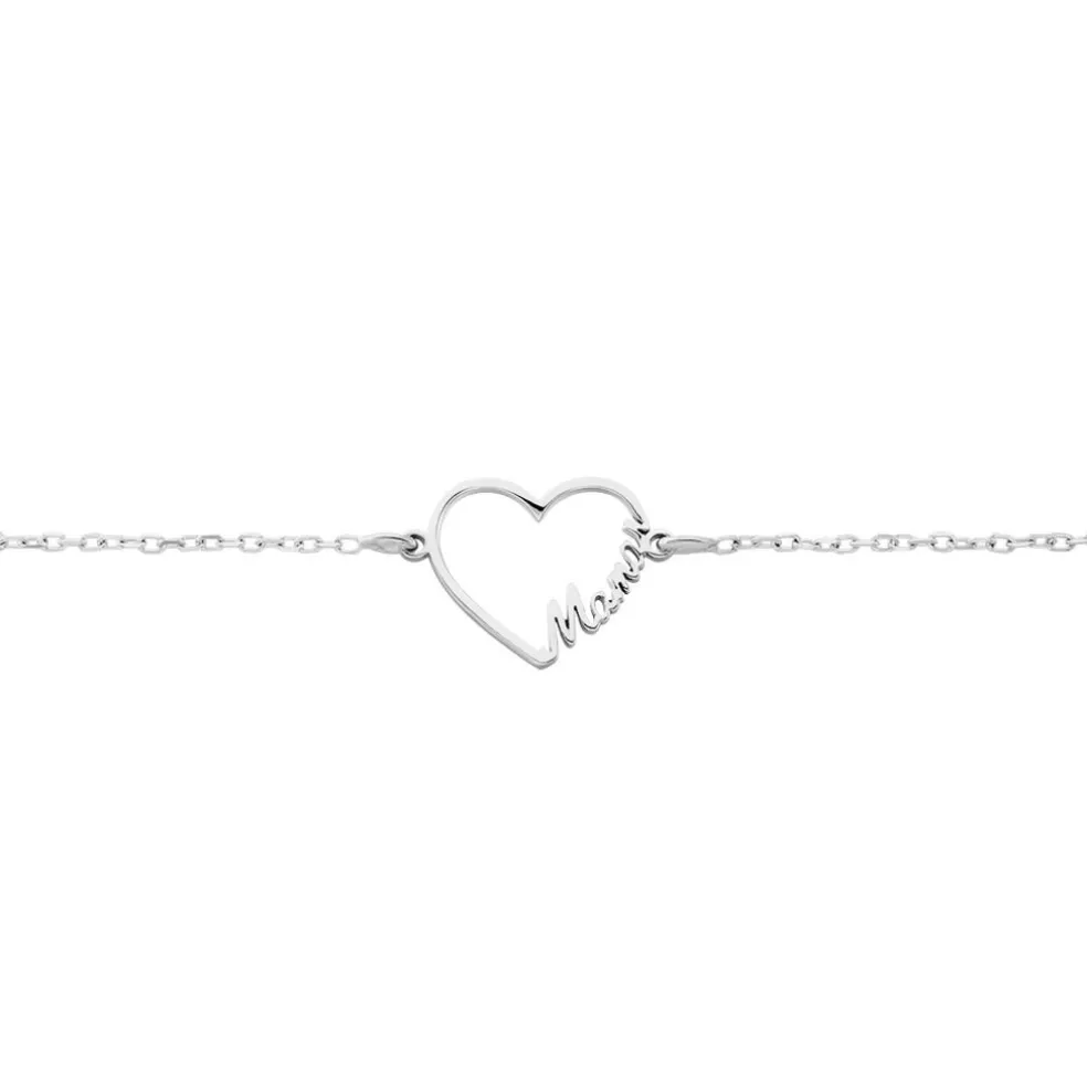 Bracelet Soumia Argent Blanc