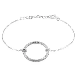 Bracelet Sowa Argent Blanc Oxyde De Zirconium