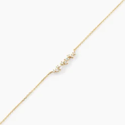 Bracelet Sparkle Or Jaune Oxyde De Zirconium