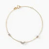 Bracelet Stellar Or Jaune Oxyde De Zirconium
