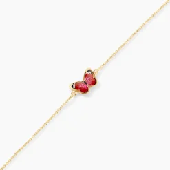 Bracelet Sulivia Papillon Or Jaune