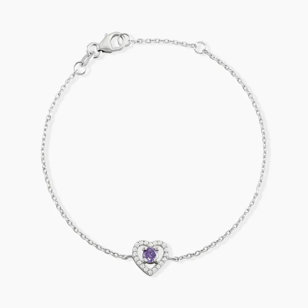 Bracelet Suzon Argent Blanc Oxyde De Zirconium