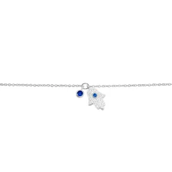 Bracelet Symbolique Argent Blanc Oxyde De Zirconium