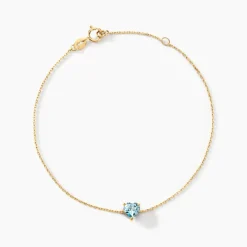 Bracelet Tender Love Or Jaune Topaze