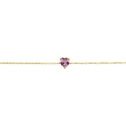 Bracelet Tender Love Or Jaune Améthyste