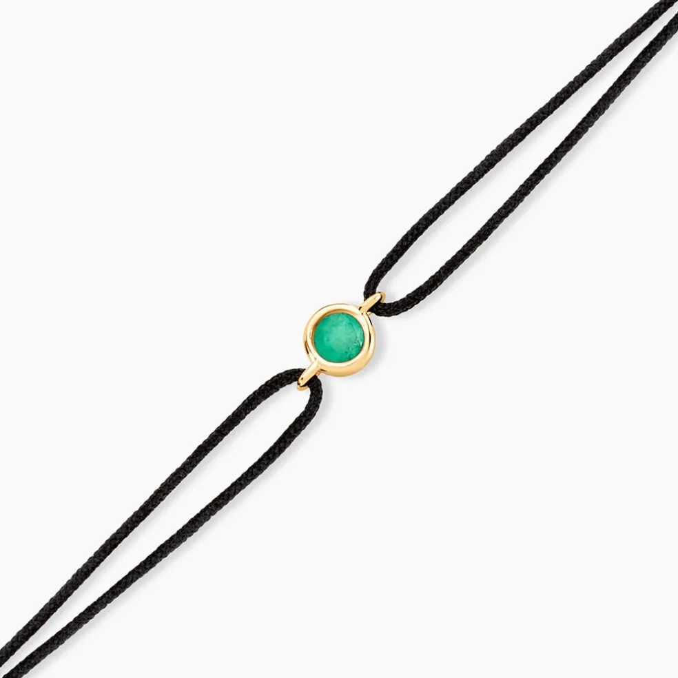 Bracelet Tere Or Jaune Emeraude