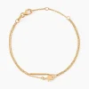 Bracelet Theodora Plaqué Or Jaune