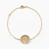 Bracelet Theolina Plaqué Or Jaune Oxyde De Zirconium
