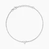 Bracelet Thylane Argent Blanc Oxyde De Zirconium