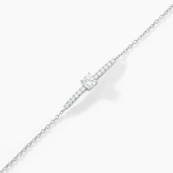 Bracelet Tovia Argent Blanc Oxyde De Zirconium