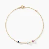 Bracelet Universe Or Jaune Topaze Améthyste