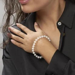 Bracelet Zeynepae Or Jaune Perle De Culture D'akoya