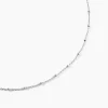Chaine Kathi Argent Blanc