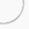 Chaine Piato Argent Blanc