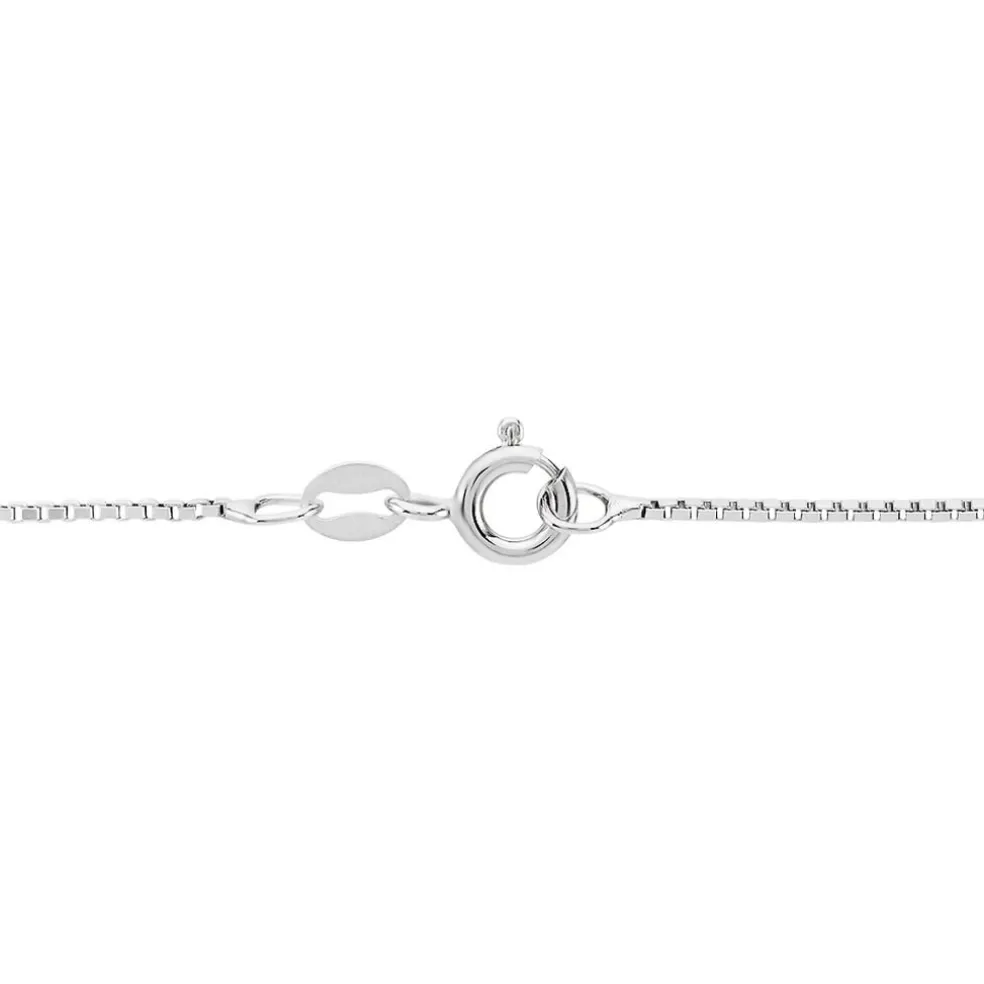 Chaîne Alyze Argent Blanc