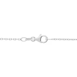 Chaîne Claudine Maille Forçat Argent Blanc