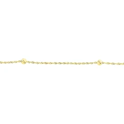 Chaîne De Cheville Zahia Or Jaune