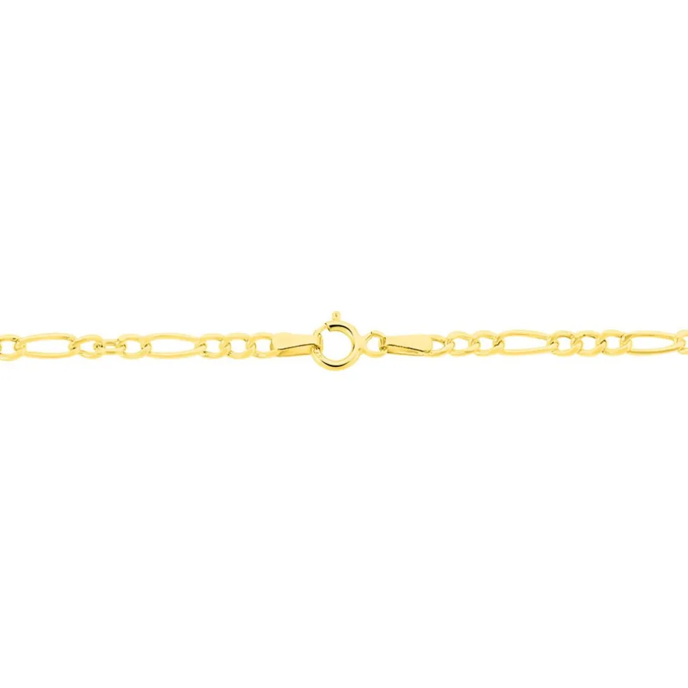Chaîne Esma Maille Alternee 1/3 Or Jaune