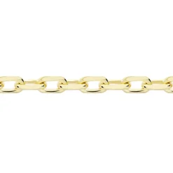 Chaîne Igoa Maille Forçat Diamantee Or Jaune