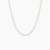Chaîne Igoa Maille Forçat Diamantee Or Jaune