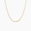 Chaîne Igoa Maille Forçat Diamantee Or Jaune