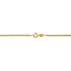 Chaîne Igoa Maille Forçat Diamantee Or Jaune