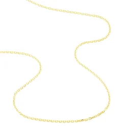 Chaîne Igoa Maille Forçat Diamantee Or Jaune