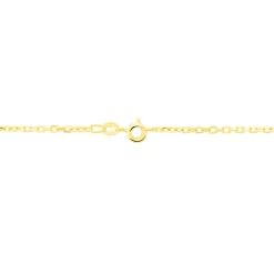 Chaîne Igoa Maille Forçat Diamantee Or Jaune